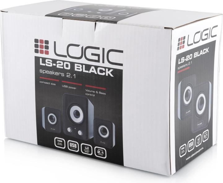 Actual product image Logic LS-20 speaker system