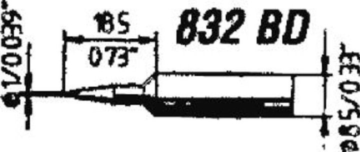Produktbild Kurtz Ersa Lötspitzen zu MULTI-SPRINT 960 und MULTI-TC (Lötspitze)