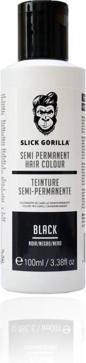 Slick Gorilla Vegane und grausamkeitsfreie semi-permanente schwarze Haarfarbe 3,38 ml