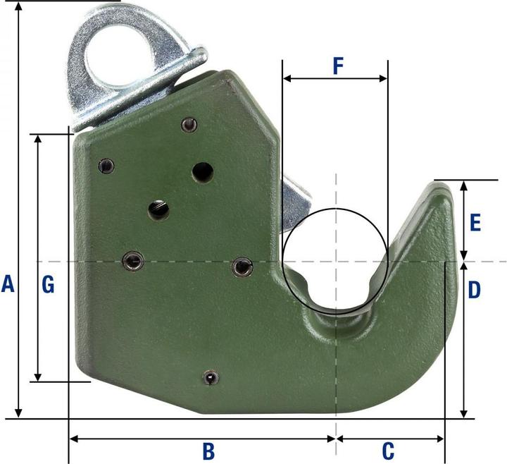 Produktbild Dema Unterlenker Fanghaken Kat 1 universal (Traktorzubehör)