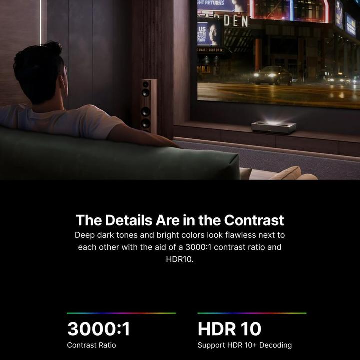 Produktbild Formovie Cinema Edge 4k Laser TV - Black (2100 lm, 0.23:1)