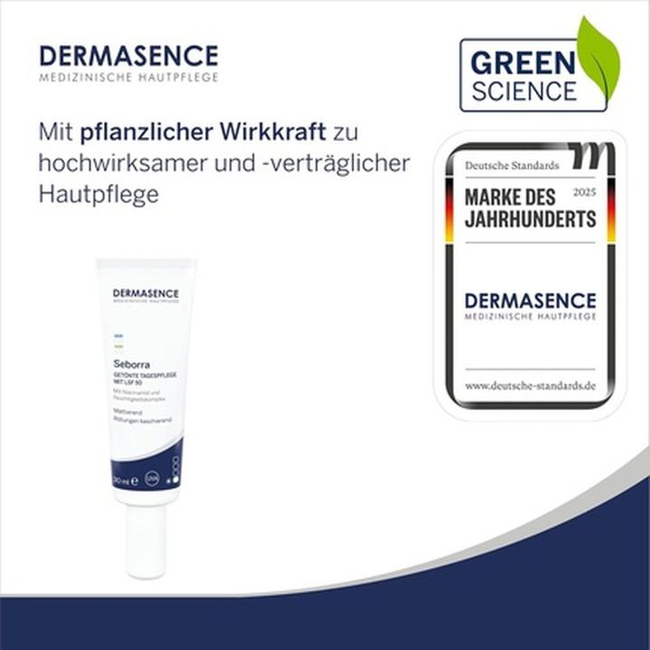 Produktbild Dermasence Seborra Getönte Tagespflege LSF50 (30 ml, Getönte Tagescreme, SPF 50)