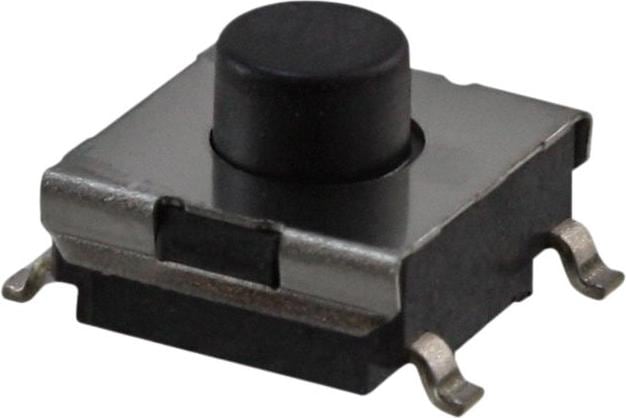 Actual product image Omron Industrial Automation Kurzhubtaster 50 mA 24 VDC Tastend 1 Schliesser 0.98N SMT B3FS