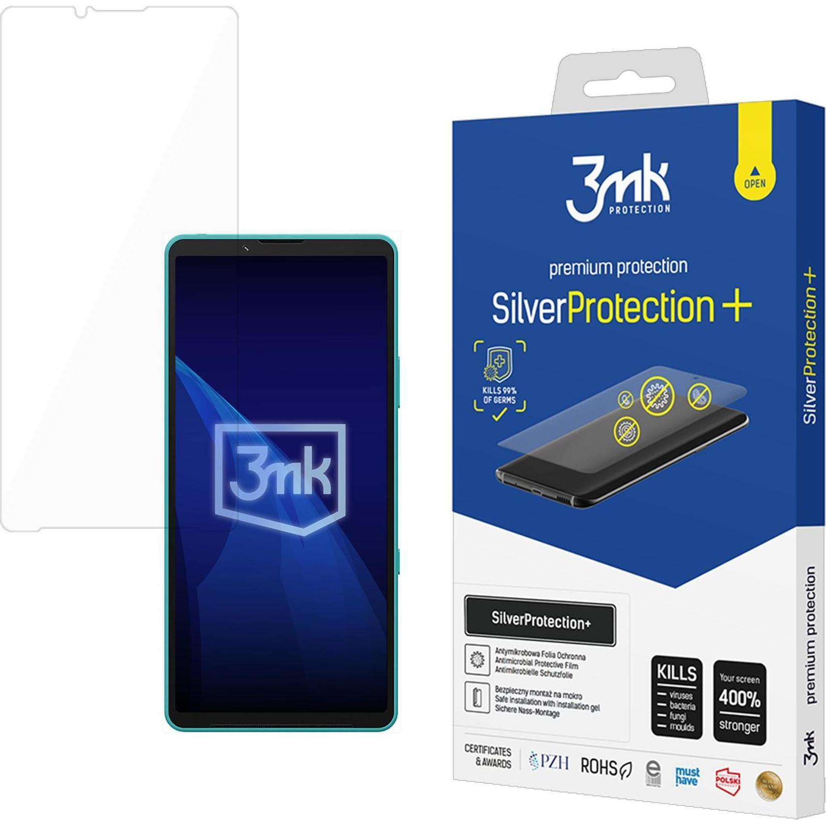 3MK ochranná folie SilverProtection+ pro Sony Xperia 10 VII (Sony Xperia 10 VII), Pellicola protettiva smartphone