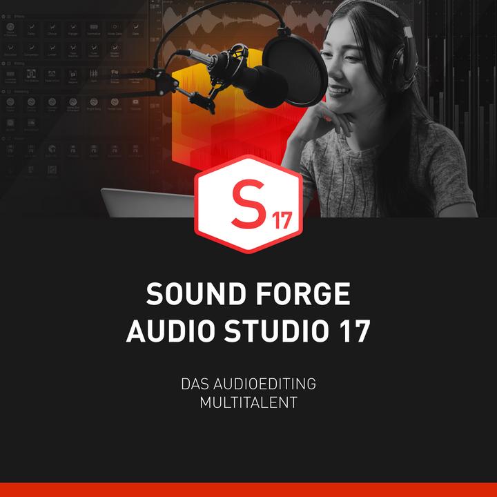 Actual product image Magix SOUND FORGE Audio Studio 17 Download Code (1 User, 1 Devices/Users, unlimited)