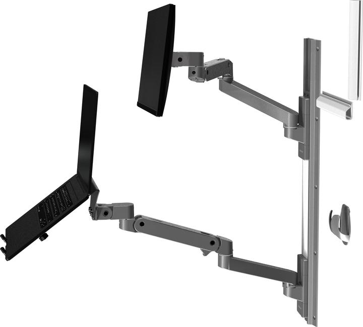 Image du produit Ergotron LX PRO ARM WALL MOUNT SYSTEM darkgrey (Mur, 34")