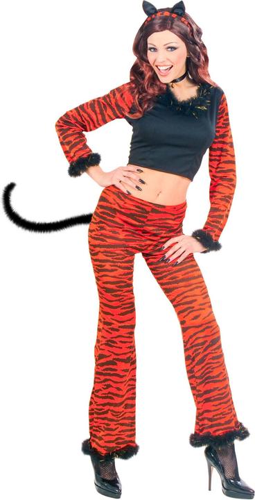 Immagine prodotto Widmann TIGERIN sort. in 2 Farben (Top, Hose mit Schwanz, Ohren, Halsband mit Juvel), S (S)