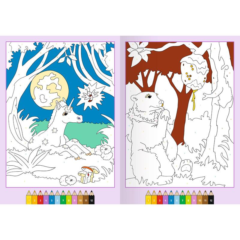 Thumbnail - Ravensburger Malen nach Zahlen ab 5: Zauberwald