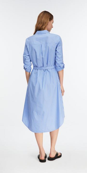 Image du produit Comma Kleid Gestreiftes Hemdblusenkleid aus Popeline (32)