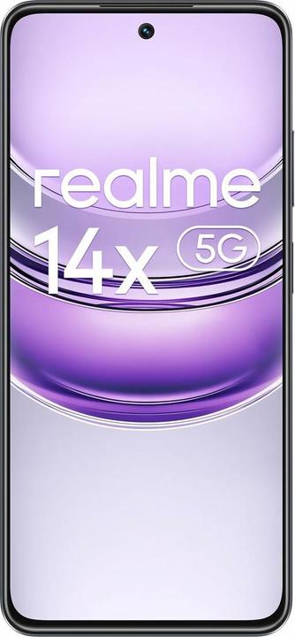 Produktbild realme 14x (128 GB, Carbon Black, 6.67", Hybrid Dual SIM, 5G)