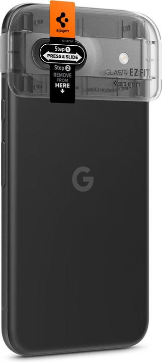 Produktbild Spigen EZ Fit GehÃ¤rtetes Glas Clear Displayschutzfolie Camera Google Pixel 8a (2 Stk., Google Pixel 8a)