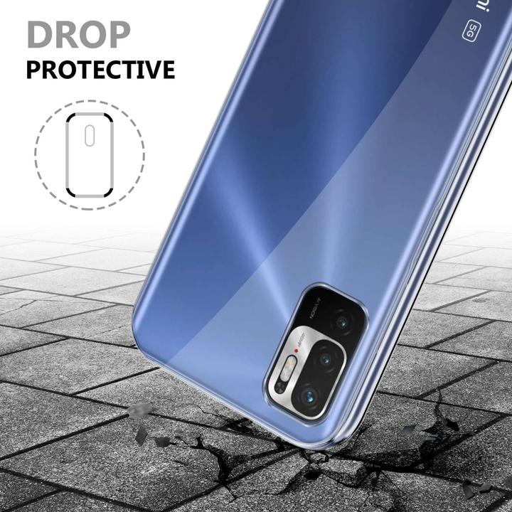 Image du produit Cadorabo Coque pour Xiaomi RedMi NOTE 10 5G / POCO M3 PRO 5G TPU 360 Grad Case (Xiaomi Poco M3 Pro 5G, Xiaomi Redmi Note 10 5G)