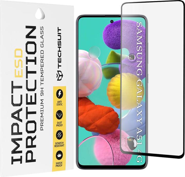 Produktbild Techsuit - ESD Glass - Samsung Galaxy A51 4G / A51 5G - Black (1 Stück, Samsung Galaxy A51 5G, Samsung Galaxy A51)