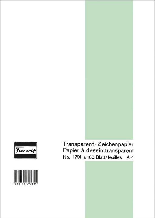 Produktbild Rumold Transparent-Papier-Blöcke (A4, Blanko)