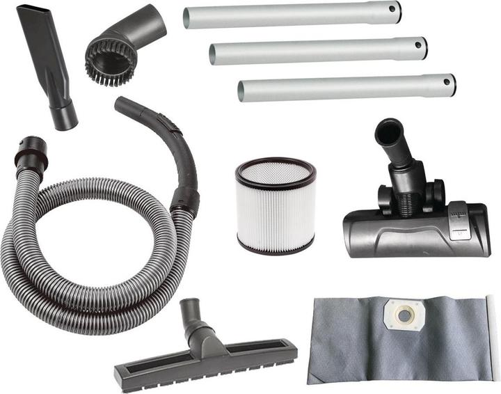 Image du produit Cleancraft Aspirateur eau et poussière wetCAT 120 RH pour l'aspiration de liquides et de particules (Aspirateur eau et poussière)