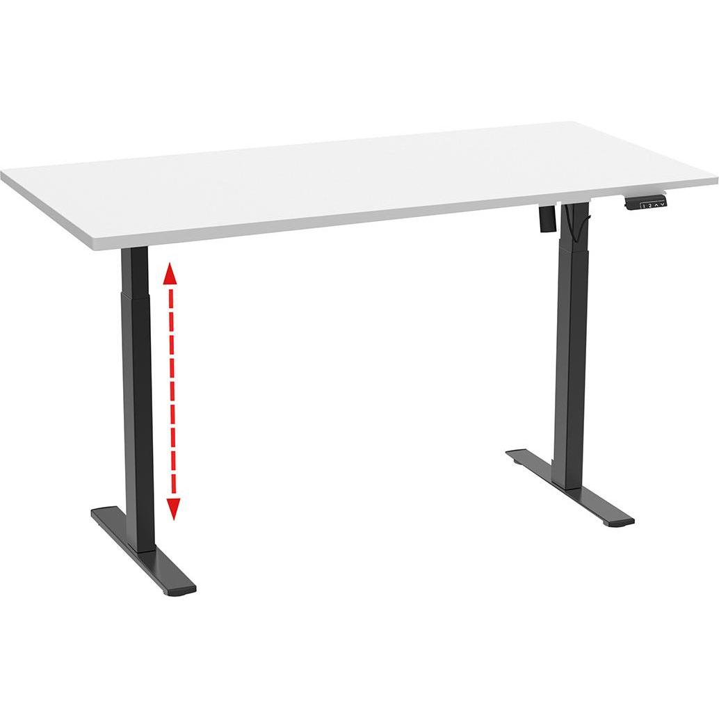 Ebuy24, Schreibtisch, Schreibtisch LonaE 160x80x71-120cm