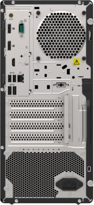 Actual product image Lenovo ISG ST50 V2 Xeon E-2324G 4C 3.1GHz 8MB Cache 65W SW RAID 2x1TB SATA 1x16GB 500W No DVD 3 year (Intel Xeon E-2324G, 16 GB, Tower Server)