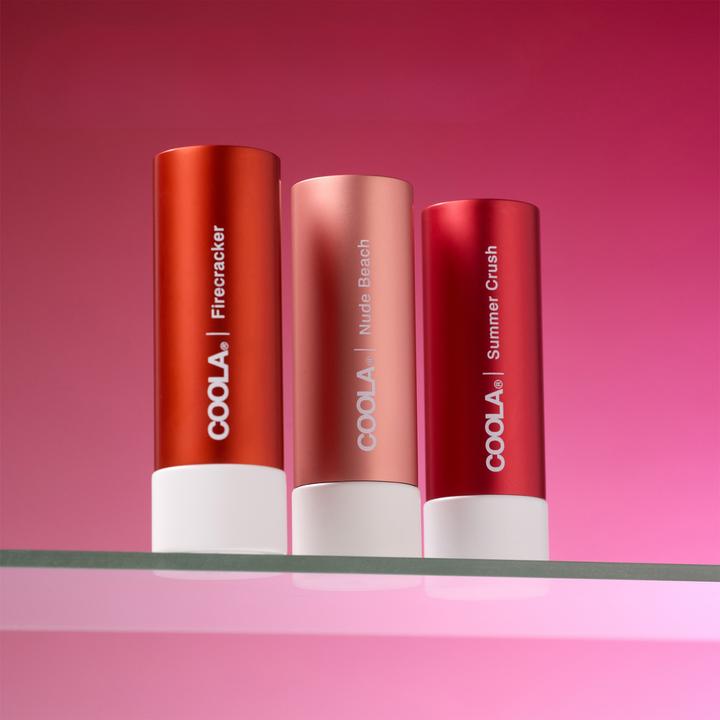 Image du produit Coola Suncare Liplux Organic Tinted Mineral Lip Sunscreen Trio (Soin des lèvres teinté)