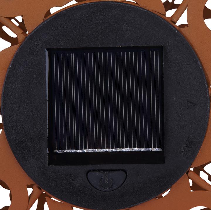 Actual product image Globo Metal solar lamp (IP44)