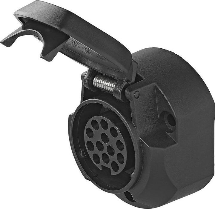 Actual product image ProPlus Socket 13-pin Jaeger system with microswitch in blister pack