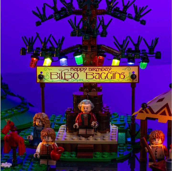 Actual product image Light my bricks LMB 2.0 LEGO® 10354# The Lord of the Rings The Shire Light Kit