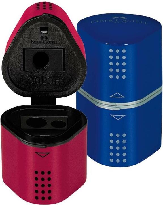 Actual product image Faber-Castell Sharpener Grip 2001 183801 blue/blackberry 10 pieces