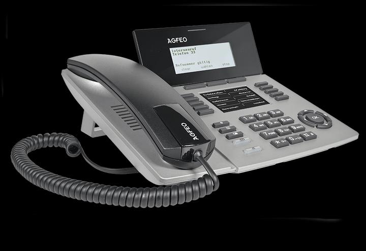 Image du produit Agfeo ST 54 IP SENSORfon silver - Téléphone - ISDN-Confort/Téléphone système