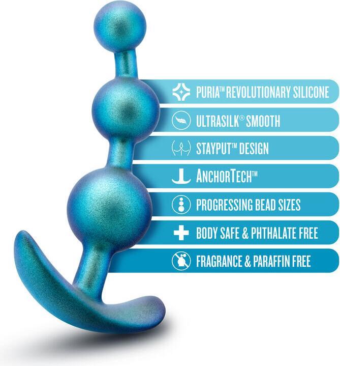 Produktbild Blush Anal Adventures Matrix Gamma Plug - Puria™ Silicone Anal Plug, Ultrasilk® Smooth, Anal Sex Tra