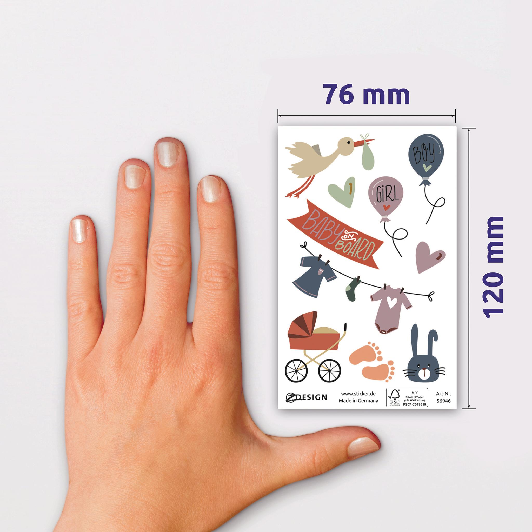 Thumbnail - 10x Z-Design, Sticker, Deko Sticker