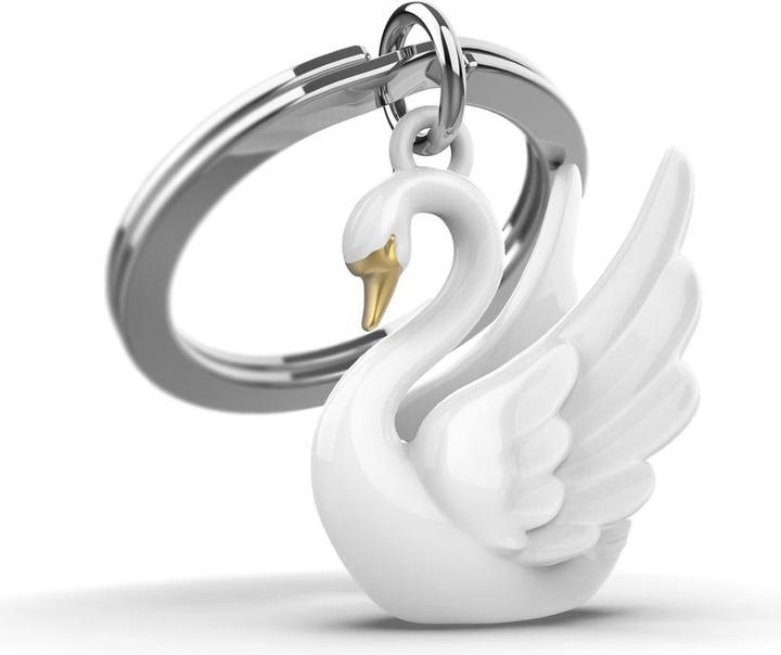 Actual product image Metalmorphose Schlüsselanhänger Schwan