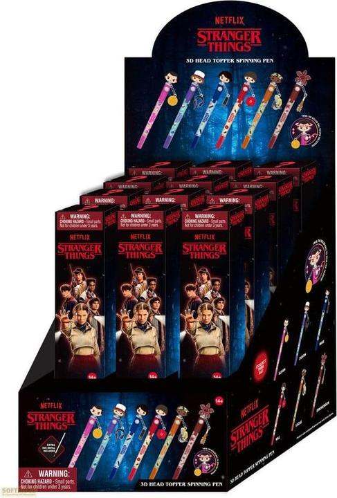 Produktbild Monogram Int. Stranger Things Stift 3D Head Topper Spinning Pen (1x)