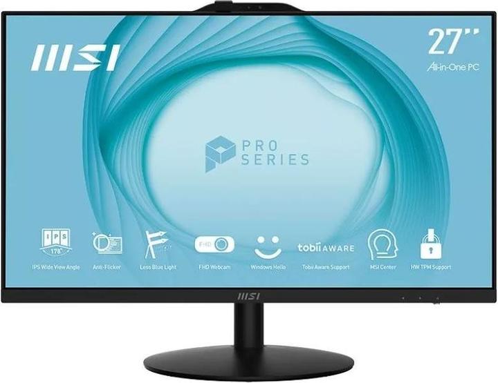 MSI AIO PRO AP272P 14M-495EU i7-14700 27 IPS LED FHD Non-Touch Anti-Glare 16GB SSD1TB M.2 AX211 WiF (1000 GB, 16 GB, Intel Core i7-14700, Intel Iris Graphics)