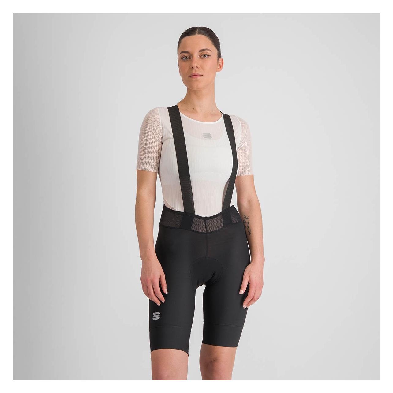 Sportful, Damen, Velohosen, Srk W Bibshort (L), Schwarz