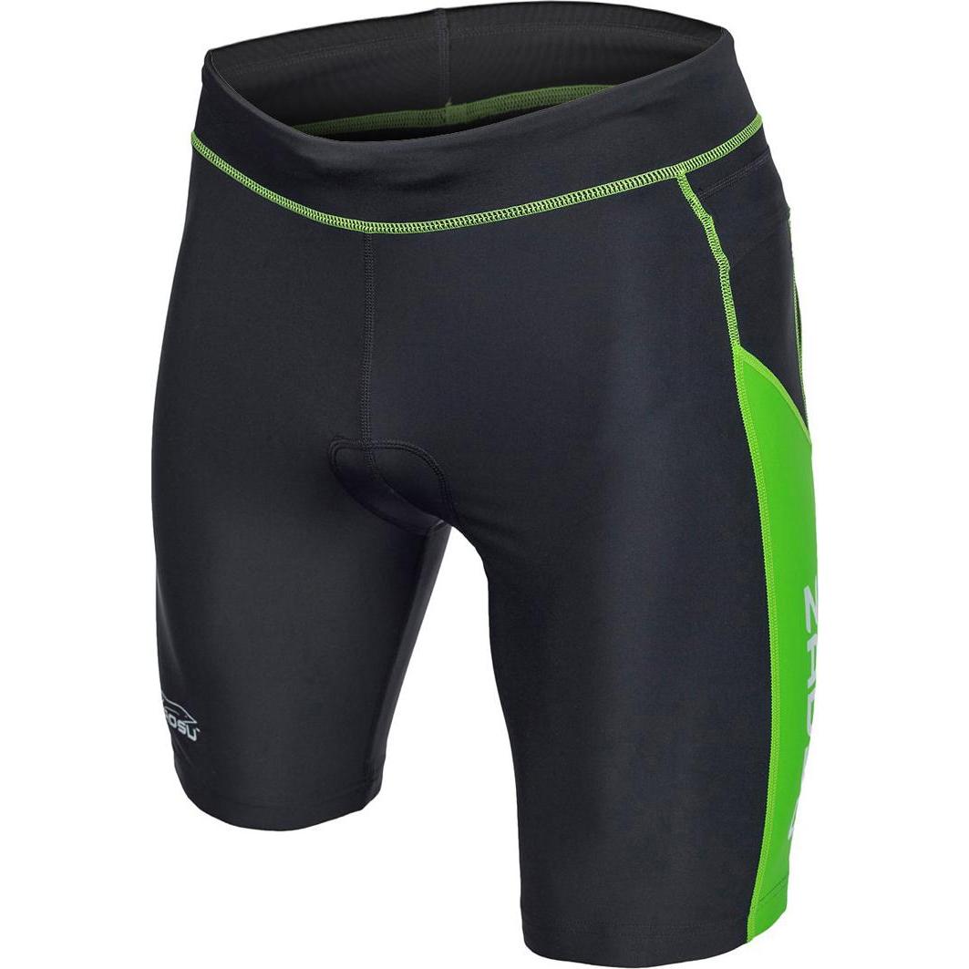 Zaosu, Herren, Velohosen, Z-Revolution Tri Short Men (S), Schwarz, Grün, S