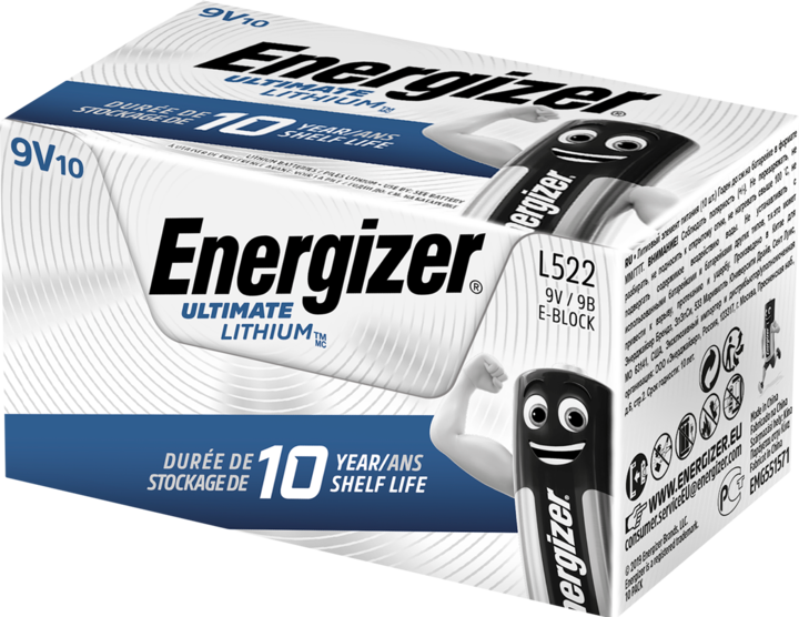 Productafbeelding Energizer Ultiem Lithium (10 Pcs., 9V Block)