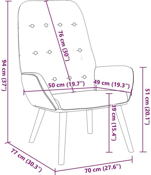 Produktbild vidaXL Relaxsessel
