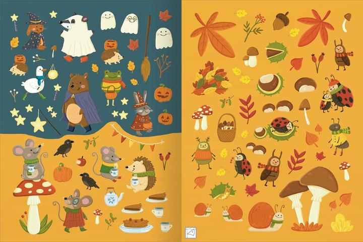 Produktbild Erstes Stickern – Im Herbst (300 Sticker)