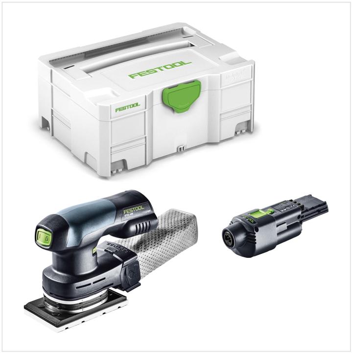 Image du produit Festool RTSC 400 18V Ponceuse vibrante hybride sans fil ou secteur avec boîtier Systainer + (Ponceuse vibrante)