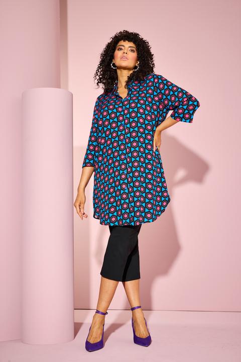 Produktbild Ulla Popken Bengalinhose, wadenlang, Elastikbund, Stretch (60)