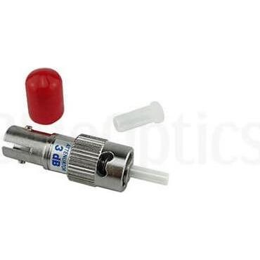Thumbnail - BlueOptics LWL Dämpfungsglied Multimode ST Simplex 1dB, Transceiver, Rot