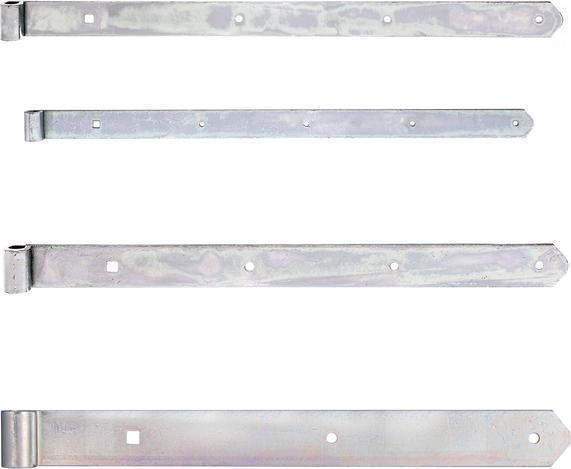 Image du produit GAH Paumelle Longueur 400 x 13 x 40 mm Épaisseur 5 mm Acier galvanisé passivé à film épais Ø 13 mm...