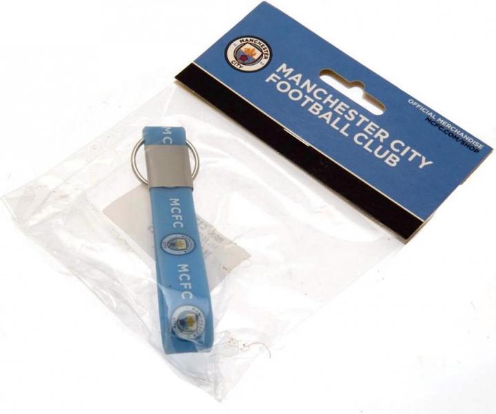 Actual product image Manchester City FC Silicone Keyring