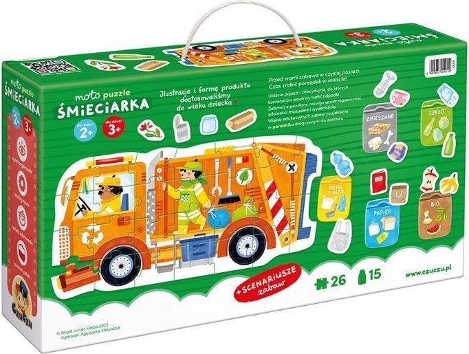 Produktbild Czuczu Moto Puzzle Müllwagen 2+, 3+ (26 Teile)