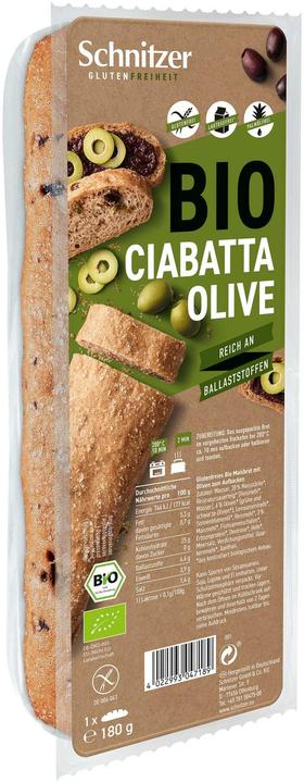 Image du produit Schnitzer Bio Ciabatta Olive (180 g)
