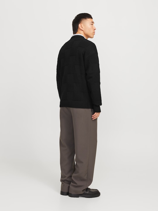 Actual product image Jack & Jones Checked knitted jumper Knitted jumper (M)