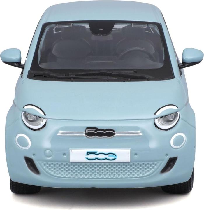 Produktbild Bburago Fiat 500e 1/24 blau