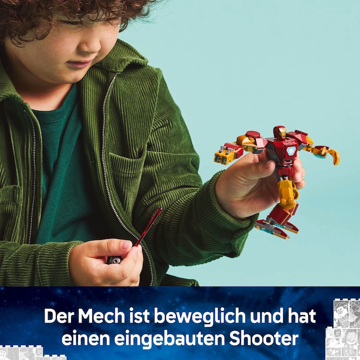 Actual product image LEGO Iron Man Mech vs. Ultron (76307, LEGO Marvel)