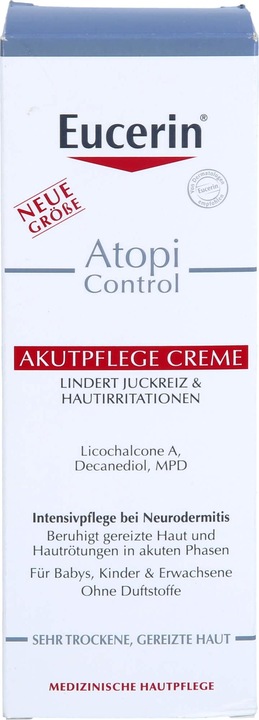 Actual product image Eucerin AtopiControl (Body cream, 100 ml)