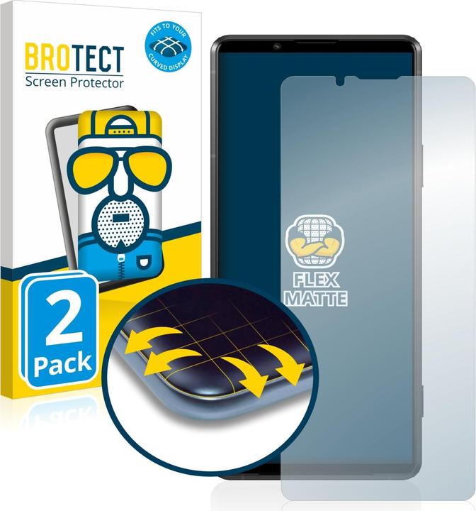 Immagine prodotto BROTECT Protezione dello schermo opaca a copertura totale (2 Pezzo/i, Sony Xperia Pro-I)