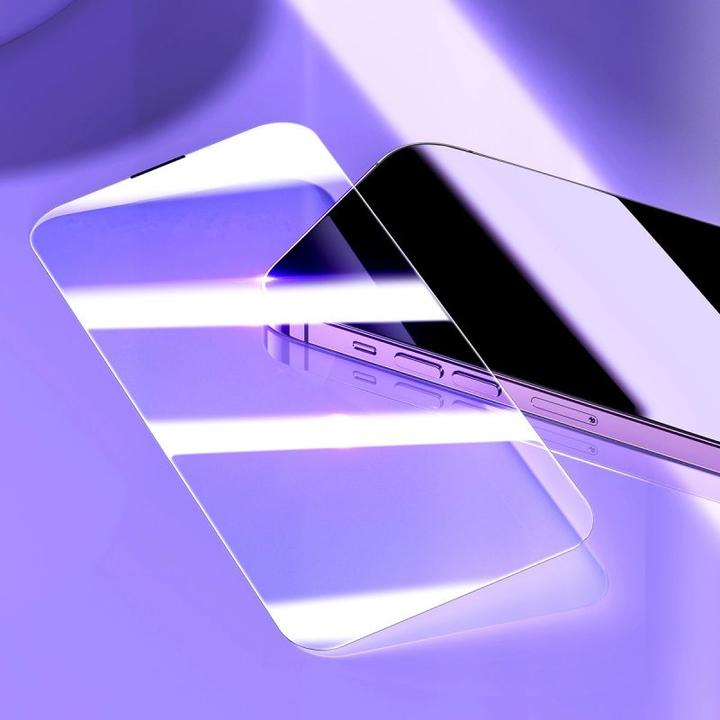 Image du produit Baseus Verre trempé HD Schott avec filtre anti-poussière 0.3mm pour iPhone 14 Pro (Apple iPhone 14 Pro)